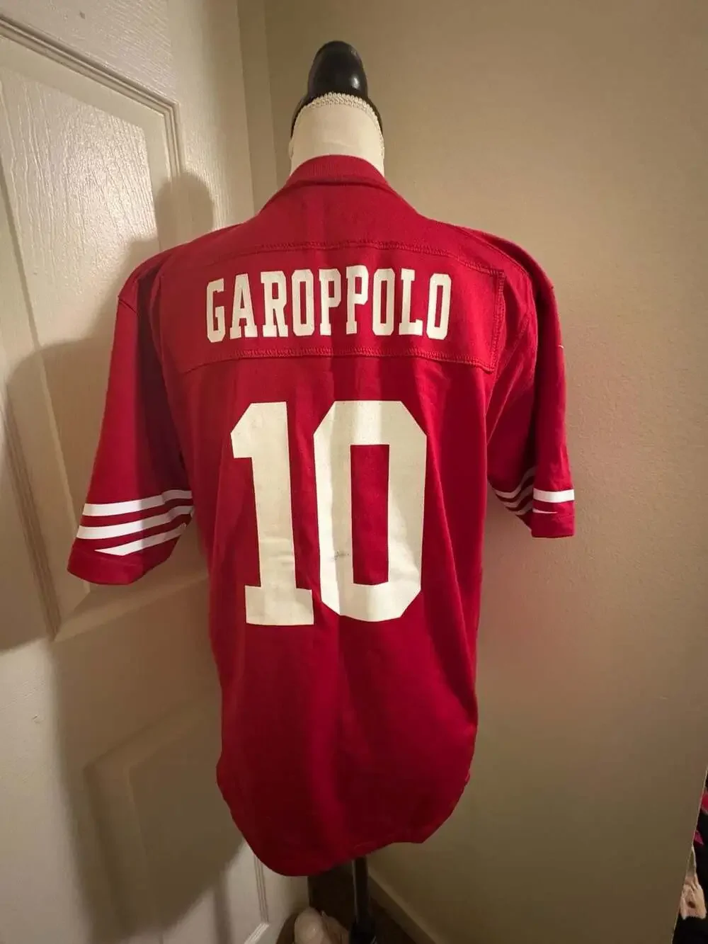 Nike SF 49ers Jimmy Garoppolo #10 Game Jersey womens Size Large